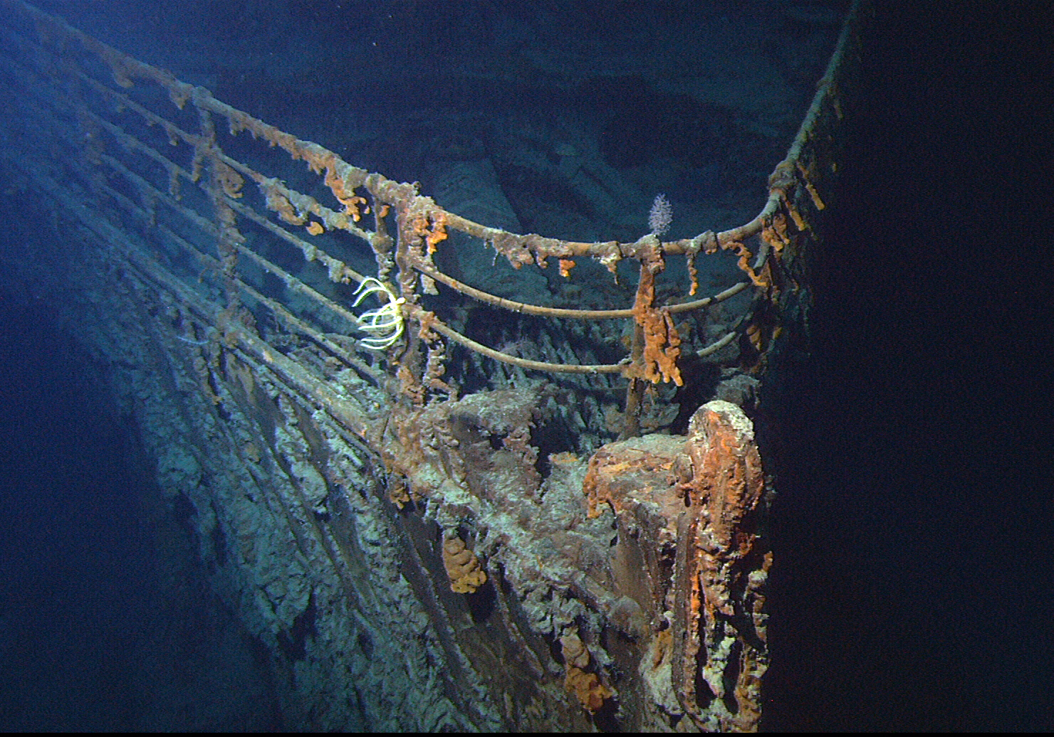 Underwater drone discovered the Titanic